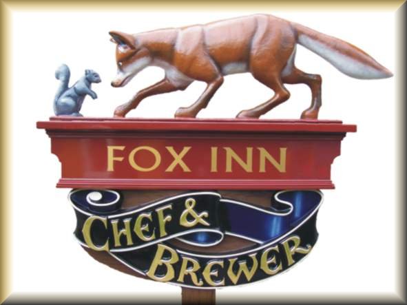 Post top pub sign - GRP with gilded lettering